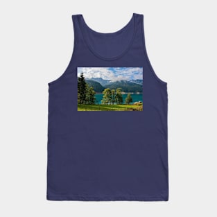 Low Water in Sauris Lake, North Italy Tank Top